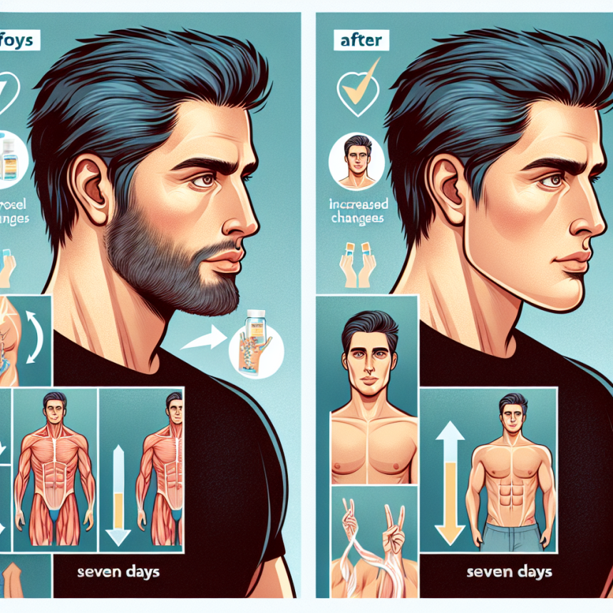 Efectos visuales y físicos tras 7 días con Andriol