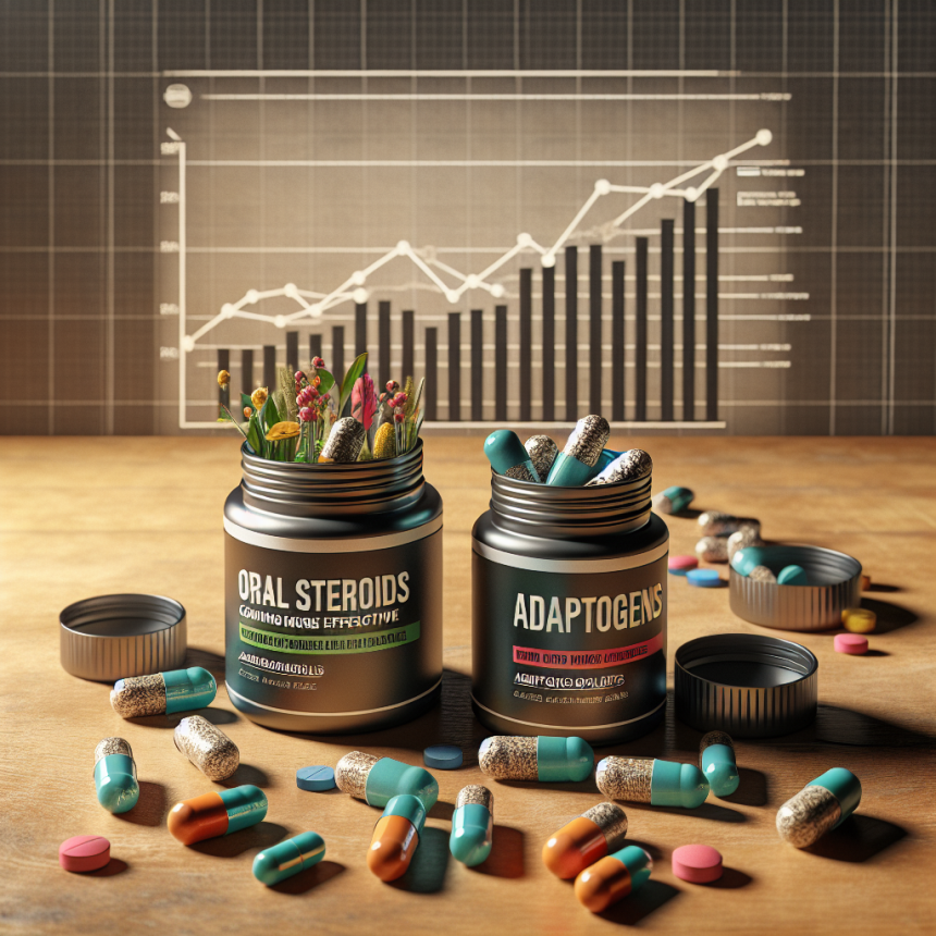 ¿Esteroides orales es más eficaz con suplementos adaptógenos?