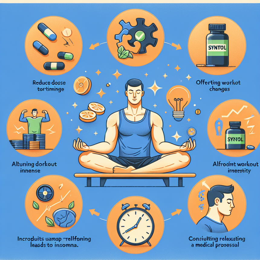 Cómo ajustar el entrenamiento si Syntol produce insomnio