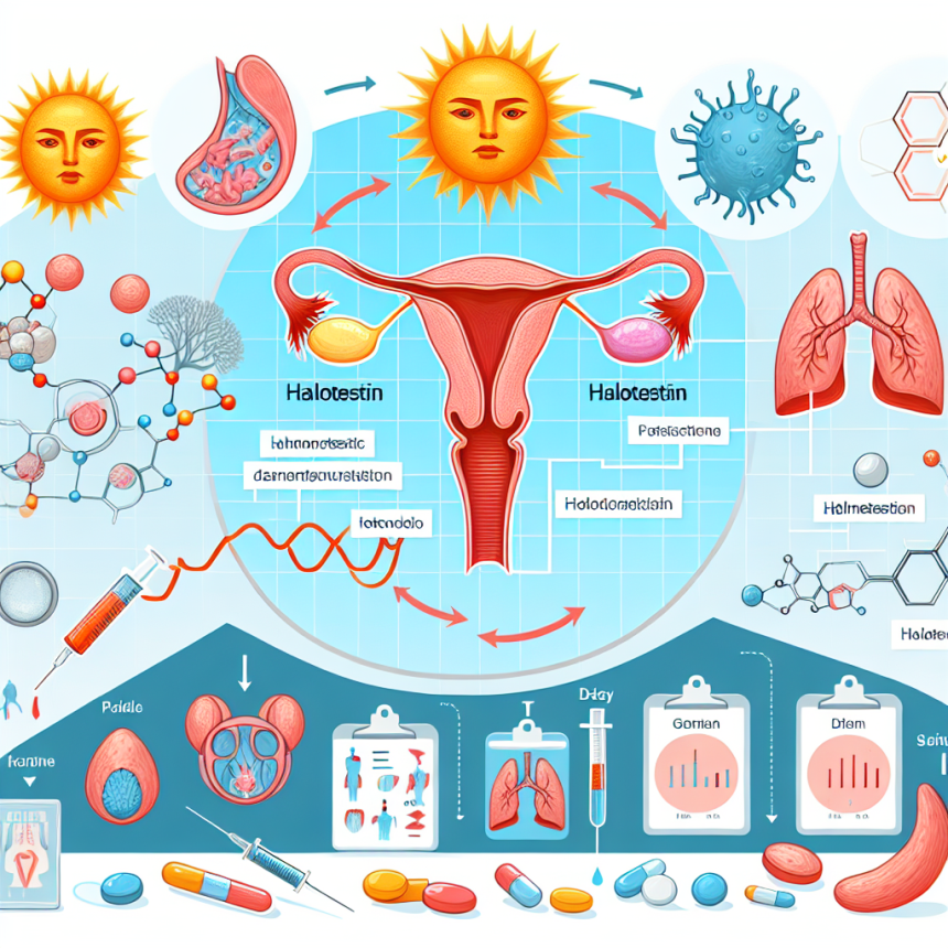 Qué cambios hormonales provoca Halotestin