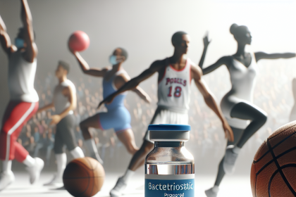 Agua bacteriostática para inyección en deportes que requieren agilidad