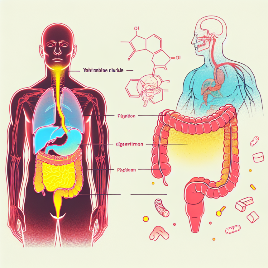 Cómo afecta Yohimbine chlorine al sistema digestivo