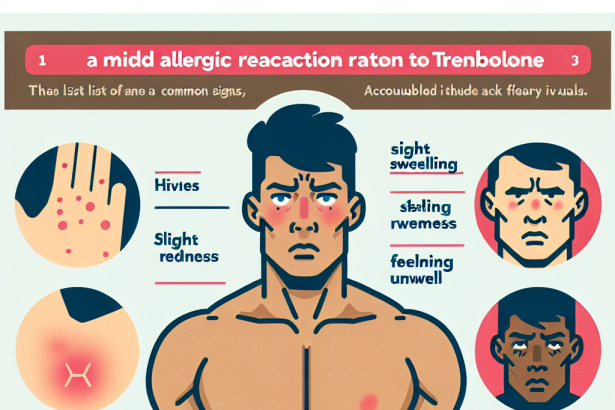 Cómo identificar una reacción alérgica leve a Trenbolone