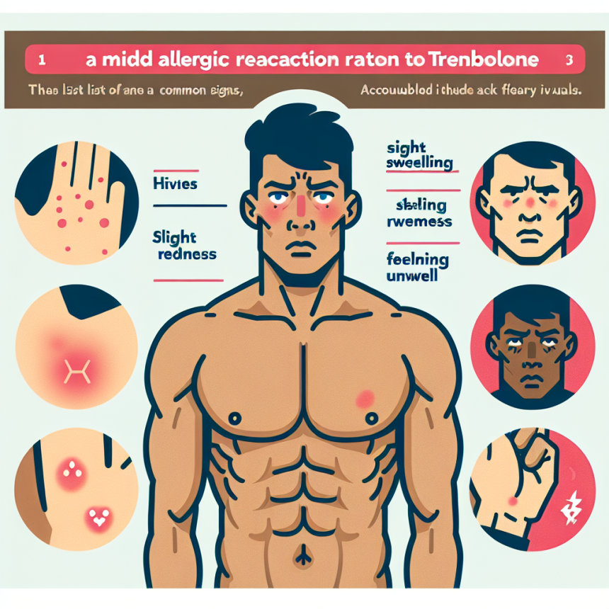 Cómo identificar una reacción alérgica leve a Trenbolone