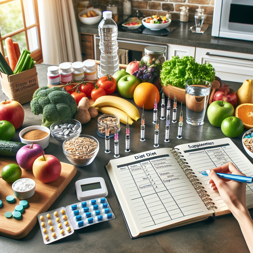 Cómo ajustar la dieta con Inyecciones y pastillas para adelgazar para definición