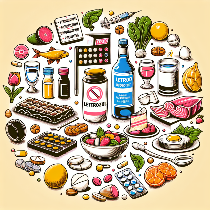 Qué evitar comer al usar Letrozol
