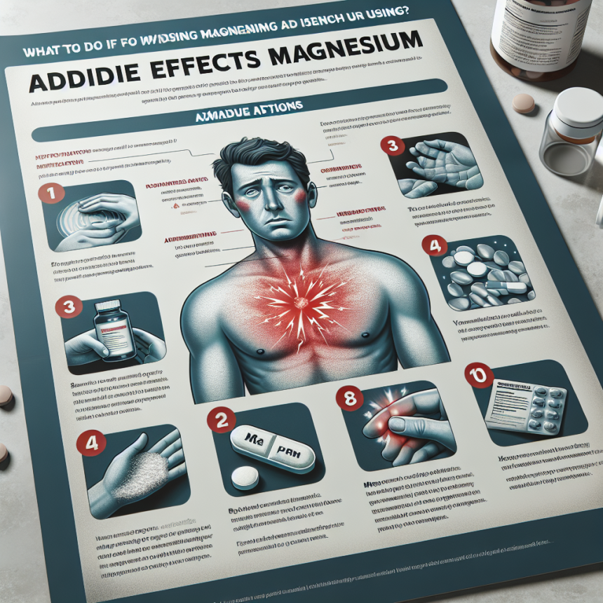 Qué hacer si aparecen efectos adversos con Magnesium