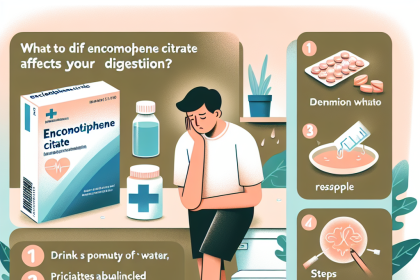 Qué hacer si Enclomiphene citrate afecta tu digestión