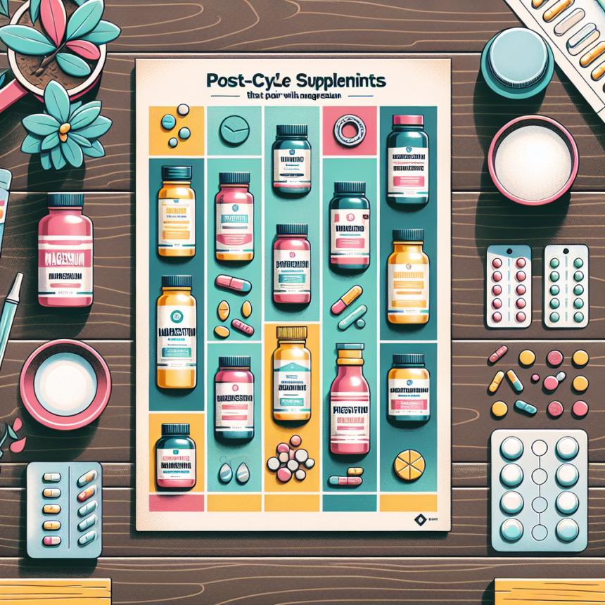 Qué suplementos post-ciclo combinan bien tras Magnesium