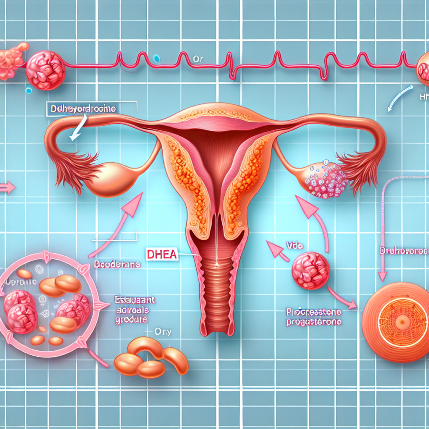 Cómo afecta Dehydroepiandrosteron al perfil hormonal femenino