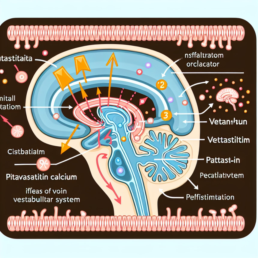 Cómo afecta Pitavastatina cálcica al sistema vestibular
