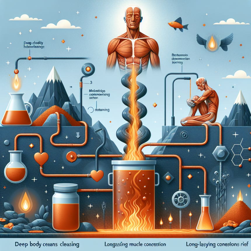 Limpieza y desintoxicación y congestión muscular duradera