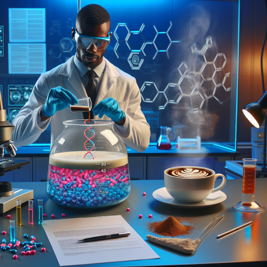 ¿Qué pasa al mezclar Cursos de péptidos con cafeína?