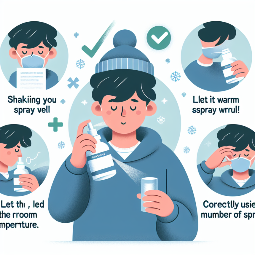 Qué protocolos de calentamiento usar con Aerosoles nasales